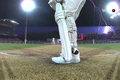 Huge lightning strikes halt Ashes as fans joke Zeus has come to woeful England’s aid against..