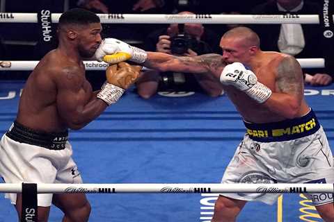 Anthony Joshua warned Oleksandr Usyk was only at 60% his best in first fight despite giving him..