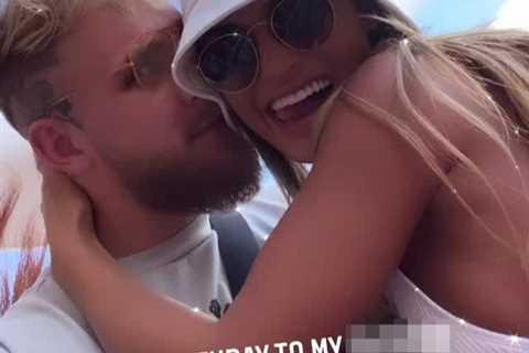 Jake Paul follows Mike Tyson on holiday to St Barts with girlfriend Julia Rose after calling out..