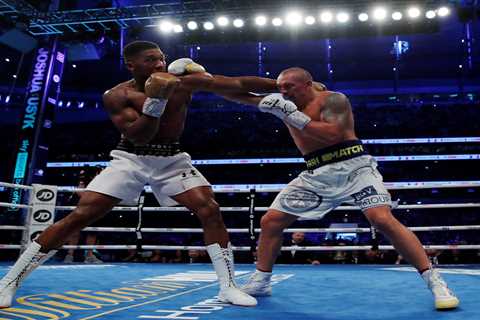 Anthony Joshua told to ‘impose himself’ on Usyk in rematch by Wilder’s coach but warned Ukrainian..