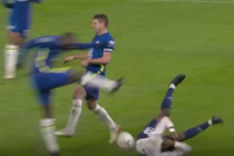‘We can’t let him go’ – Chelsea fans love Antonio Rudiger after he boots ball against Ndombele in..