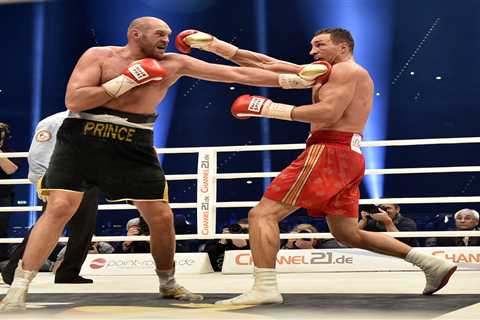 Tyson Fury and Wladimir Klitschko in Twitter spat after Ukrainian slams him as ‘hypocrite’ over..