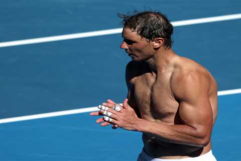 Rafael Nadal claims he never lifts weights and says amazing physique is down to golf after..