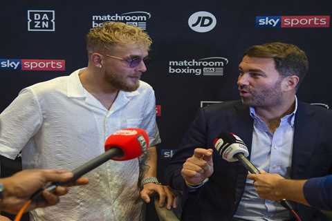 Jake Paul urged by Eddie Hearn to face Conor McGregor NEXT but promoter fears Dana White feud may..