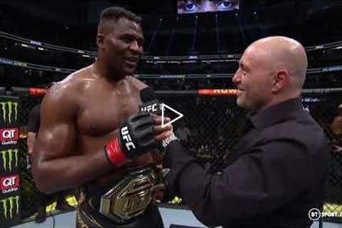 Francis Ngannou: We did it! It's been an incredible journey! 🏆 UFC 270