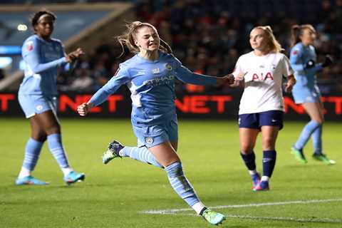 Manchester City 3 Tottenham 0: Park nets as City see off Spurs to book Conti Cup final battle with..