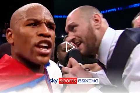 When things get HEATED Post-Fight 😡  Featuring Mayweather, Fury and more!