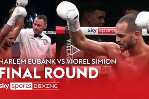 Sickening bodyshots! 🤯 The round Harlem Eubank forced Viorel Simion to retire on the stool