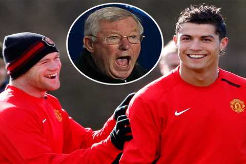 Wayne Rooney and close friend Cristiano Ronaldo were Man Utd pranksters who played jokes on Sir..