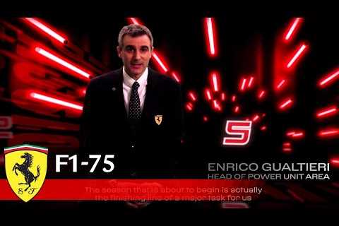  F1-75 launch: Enrico Gualtieri in 75” 