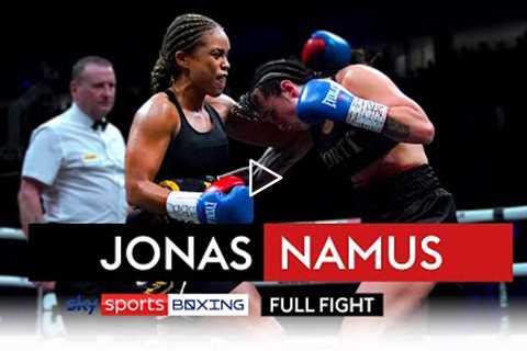 FULL FIGHT!  Natasha Jonas vs Chris Namus  ROUND TWO KO for World Title 💥