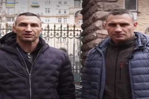 Boxing legends Wladimir and Vitali Klitschko fear ‘senseless’ Russian invasion of Ukraine could..