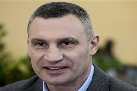 What was Kyiv mayor Vitali Klitschko’s record as a boxer and who is his brother Wladimir?