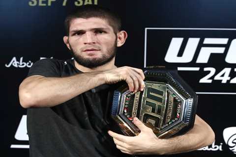 Islam Makhachev hints coach Khabib Nurmagomedov WILL make sensational UFC comeback… but will step..