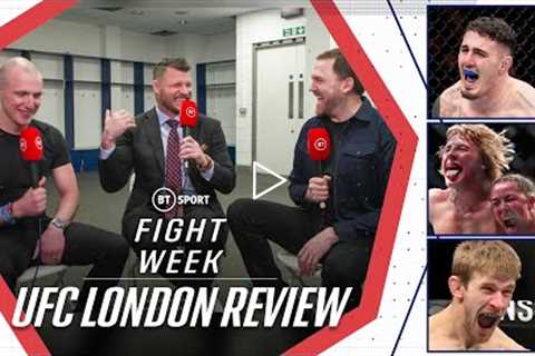 Fight Week: UFC London Review Show  Bisping, Catterall and Peet on historic night for UK MMA!