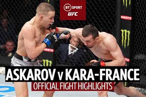 Kiwi Picks Apart Askarov For Major Upset  Askar Askarov v Kai Kara-France  UFC Fight Highlights