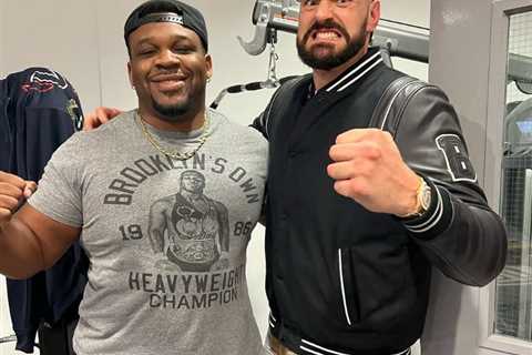 Tyson Fury brings drug cheat Jarrell Miller into training camp as sparring partner to prepare for..