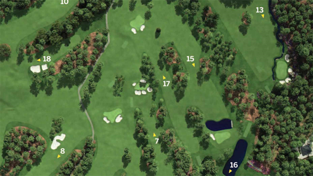 Masters 2022: Augusta National course map, layout