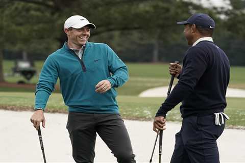 ‘It’s a wonderful thing’ – Beaming Rory McIlroy thrilled Tiger Woods will play Masters just 13..