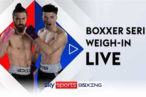 FULL WEIGH-IN!  BOXXER SERIES  Lightweights  APRIL 16