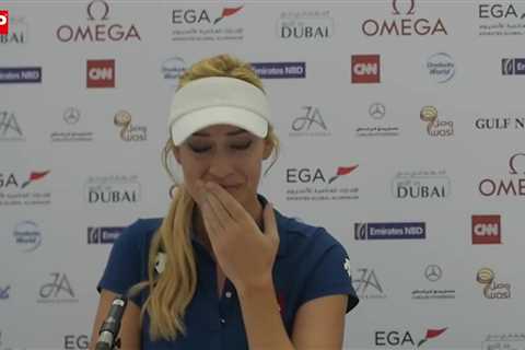 Paige Spiranac reveals she broke down in tears on live TV as she was being ‘blackmailed over stolen ..