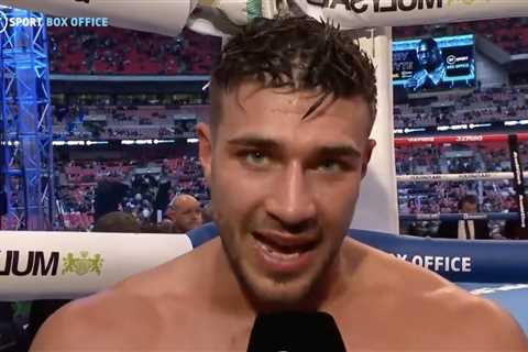 ‘Big moment ruined’ – Fans baffled as BT Sport cut sound from Tommy Fury interview after win over..