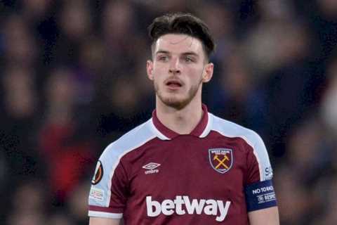 Manchester United in pole position to sign Declan Rice this summer