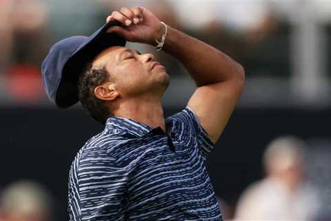 Tiger Woods goes out with a bang but in with a whimper for opening round at PGA Championship