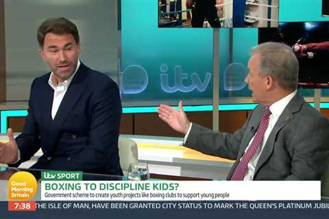 ‘I will interrupt you!’ – Eddie Hearn clashes with campaigner on GMB in row over calls for boxing..