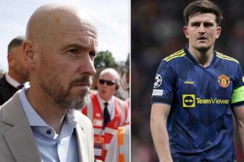 Erik ten Hag narrows Harry Maguire’s replacement as Man Utd captain to three players