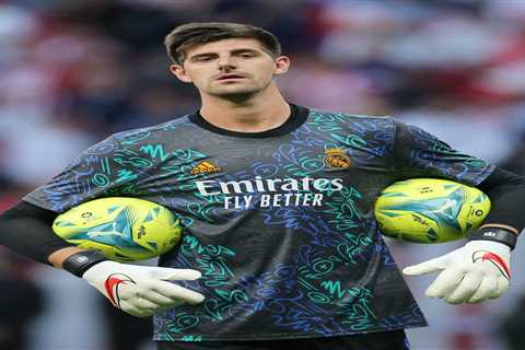 Thibaut Courtois WILL take a penalty for Real Madrid against Liverpool despite his mixed fortunes..