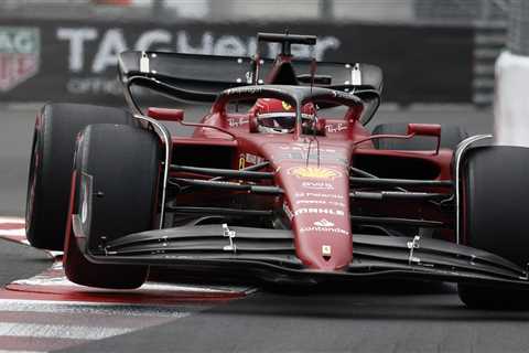 Monaco Grand Prix qualifying chaos as Sergio Perez and Carlos Sainz crash before Charles Leclerc..