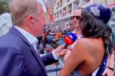 F1 fans fume as Sky Sports pundit Martin Brundle is denied Monaco GP grid interview with Bridgerton ..