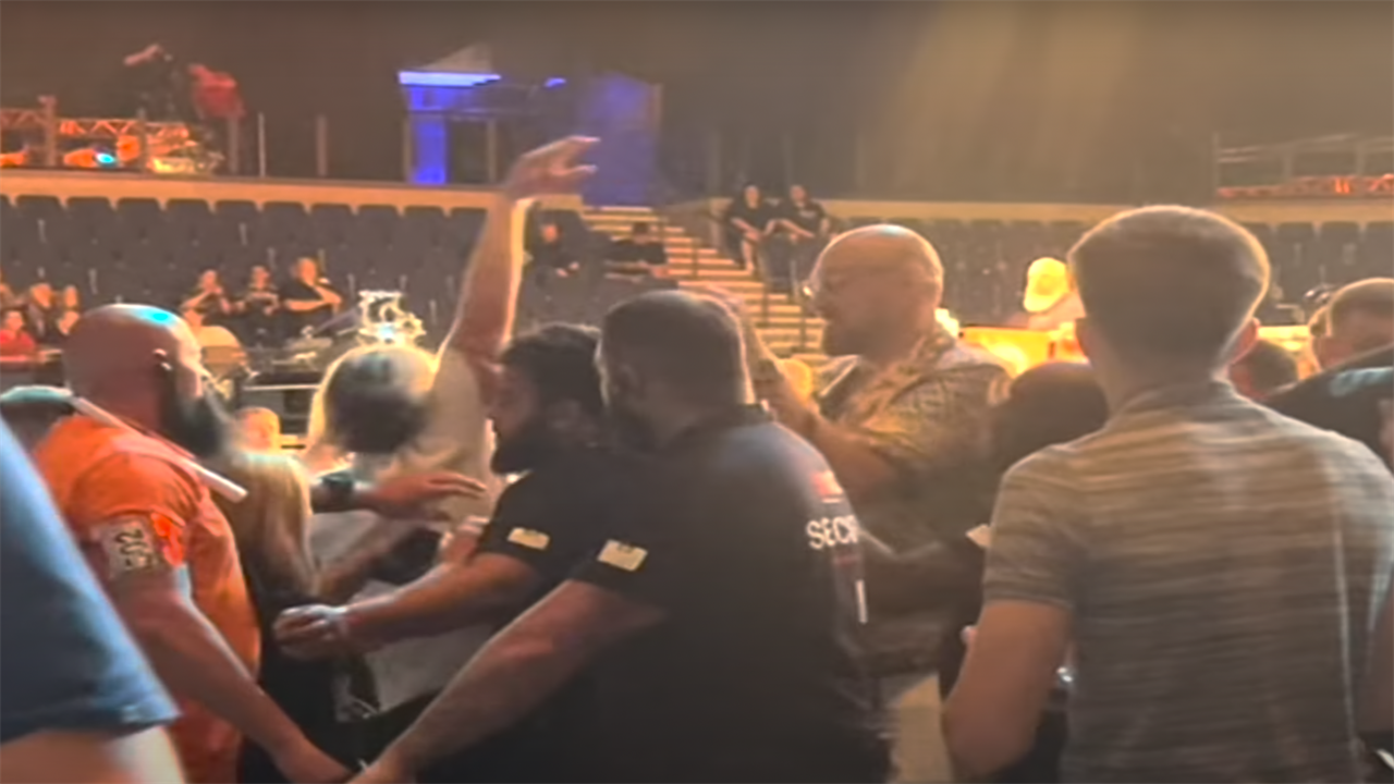 Watch as Tyson Fury’s forced to shove off fan who tried to get selfie with heavyweight boxing champ