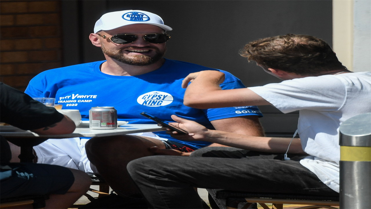 Tyson Fury grabs lunch after day of filming before squeezing into £250k Ferrari amid talk of return to boxing