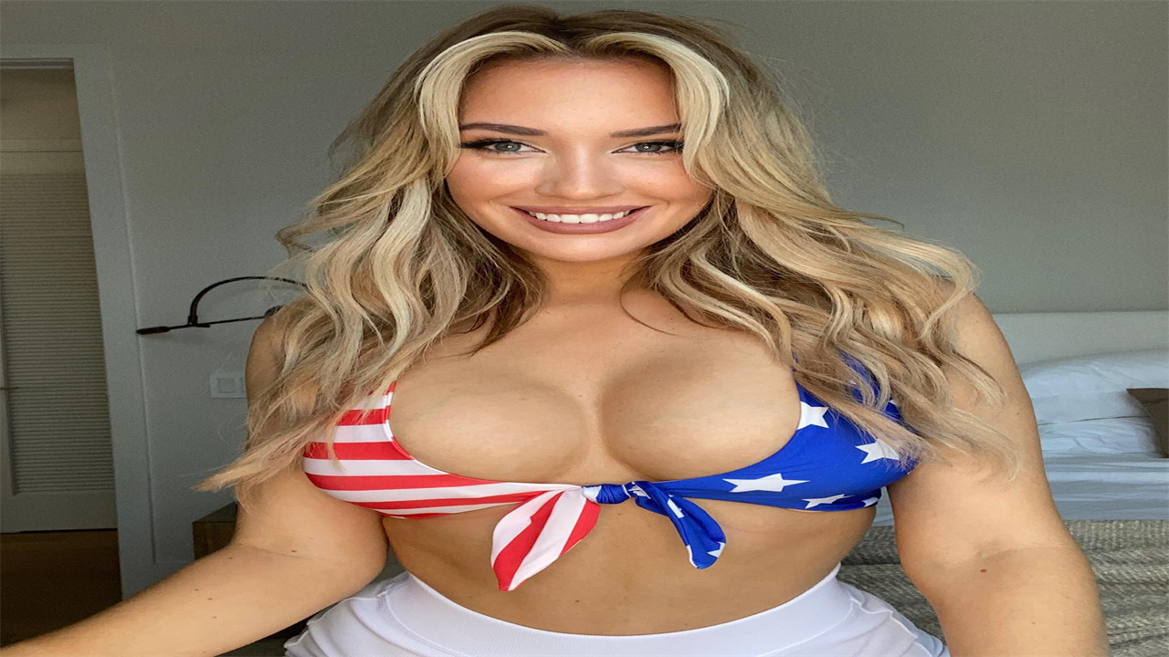 Golf star Paige Spiranac hits back at fan who claims she’s had a boob job and warns ‘block me if you’re so disgusted’