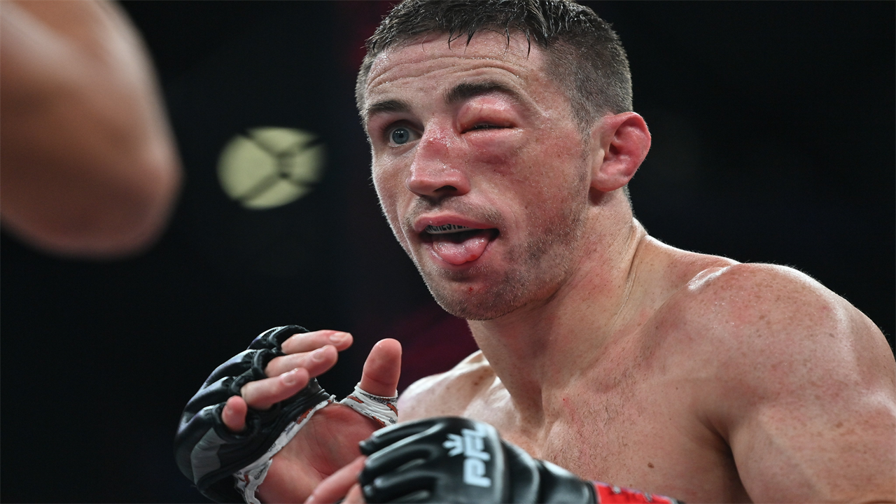 British MMA star Brendan Loughnane battles through brutal eye injury to progress into $1 winner-take-all PFL play-offs