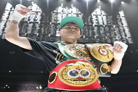 Inoue tops Ring Magazine pound-for-pound rankings with Canelo just sixth and only one British..