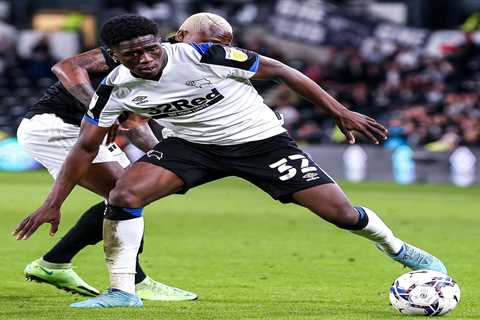 Man Utd interested in snatching Derby starlet Malcolm Ebiowei in summer transfer as Crystal Palace..