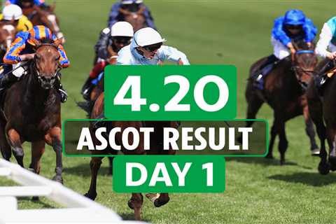 Who won the 4.20 at Ascot? How EVERY horse finished in the St James’s Palace Stakes