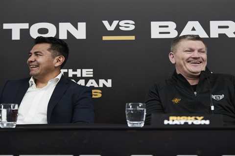 Ricky Hatton’s comeback fight OFF with 43-year-old’s bout against Marco Antonio Barrera set to be..