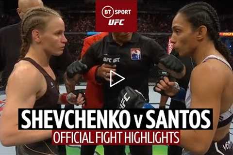 As close as it gets!  Valentina Shevchenko v Taila Santos  UFC 275 Fight Highlights