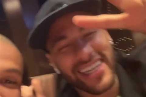 Neymar and Chris Eubank Jr ‘square up to each other’ after PSG star beats boxer at poker