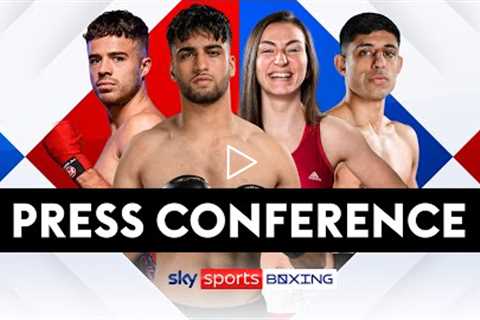 LIVE PRESS CONFERENCE  Adam Azim, Karriss Artingstall, Cori Gibbs, Dylan Cheema  Coventry