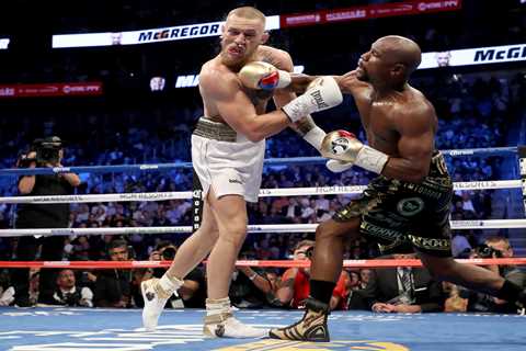 Conor McGregor and Floyd Mayweather ‘in talks for boxing REMATCH’ as Notorious hints with cryptic..