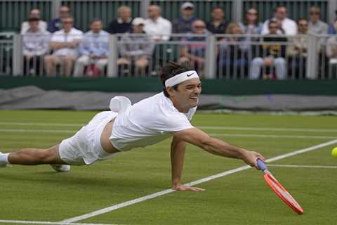 Watch Brit star Alastair Gray LOSE set after celebrating too early as Taylor Fritz pulls off..