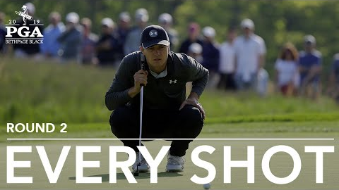 Jordan Spieth | Every Shot from His 2nd-Round 66 at the 2019 PGA Championship