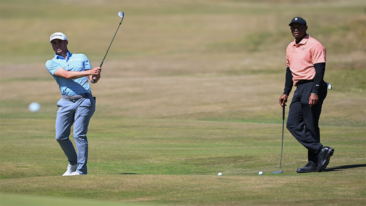 ‘It looks as good as ever’ – Tiger Woods ready to make doubters eat words with Justin Thomas impressed by American great