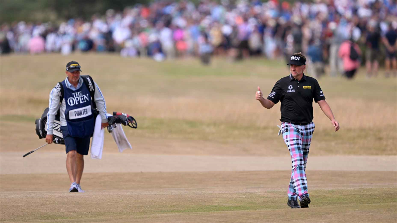 Ian Poulter was again asked about being booed. Then he had questions of his own