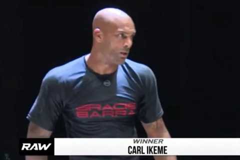 Former Wolves keeper Carl Ikeme wins debut MMA fight after retiring from football following cancer..